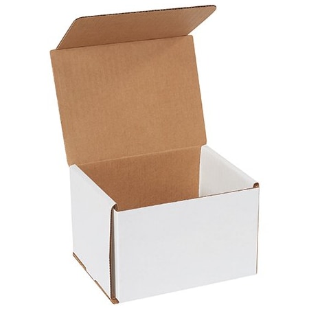 Corrugated Mailers, 6L X 5W X 4H, White